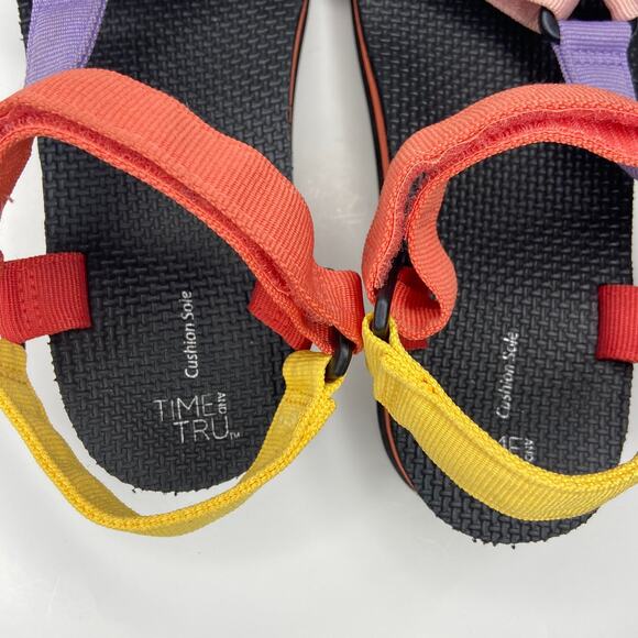 Women’s Time and Tru Cushion Sole Platform Velcro Sandals - Picture 5 of 8